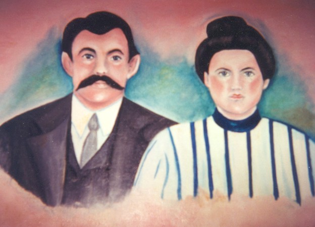 Marion Ernest Bivins and wife